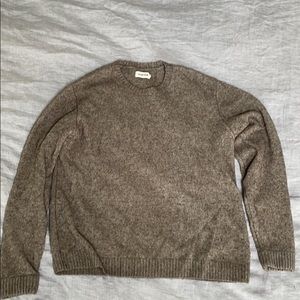 Taylor Stitch XL Lodge Sweater in Light Gray